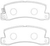 AISIN ASN-207F Brake Pad Set, disc brake